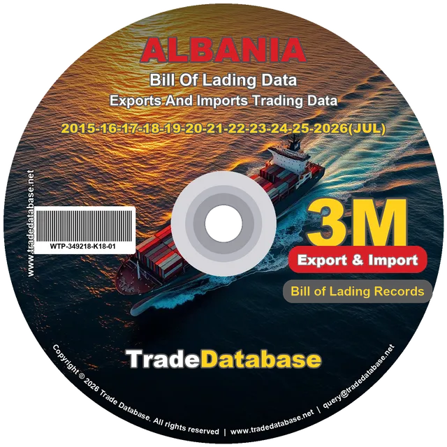 Albania Export & Import BL Data 2015-2026 CD