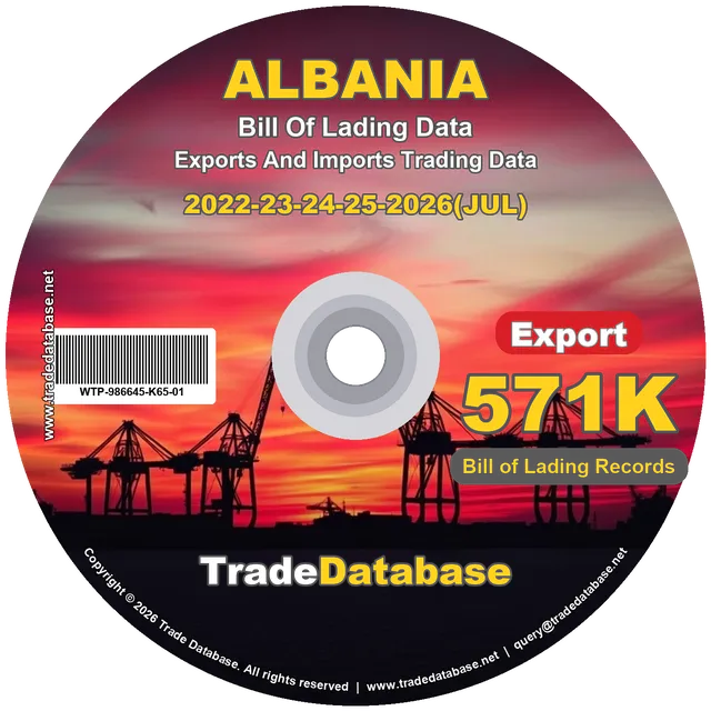 Albania Export BL Data 2022-2026 CD