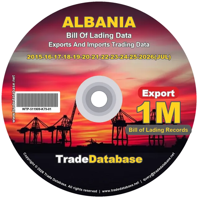 Albania Export BL Data 2015-2026 CD