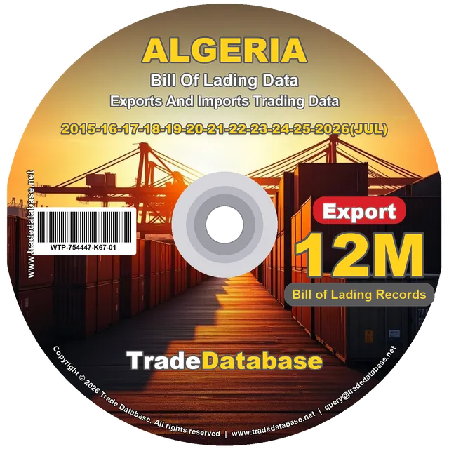 Algeria Export BL Data 2015-2026