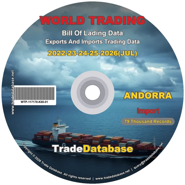 Andorra Import BL Data 2022-2026 CD