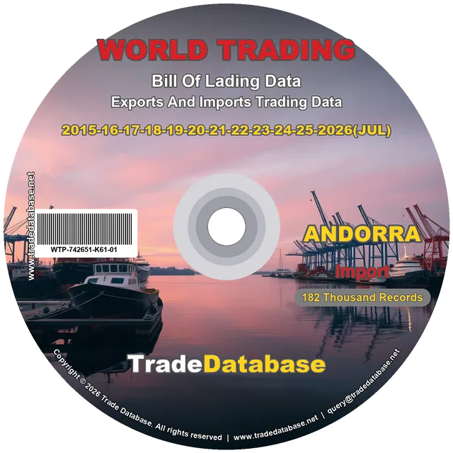 Andorra Import BL Data 2015-2026 CD