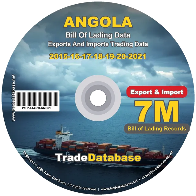 Angola Export & Import BL Data 2015-2021