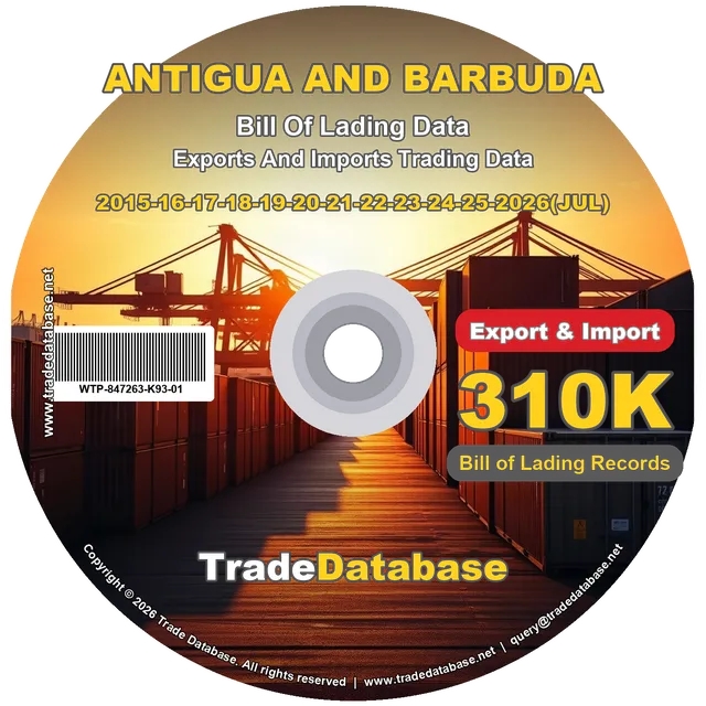 Antigua and Barbuda Export & Import BL Data 2015-2026 CD