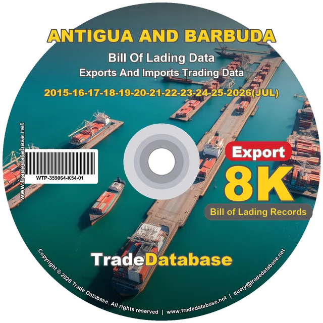 Antigua and Barbuda Export BL Data 2015-2026 CD