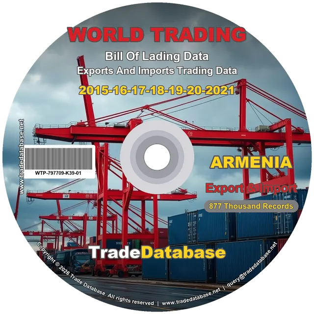 Armenia Export & Import BL Data 2015-2021 CD