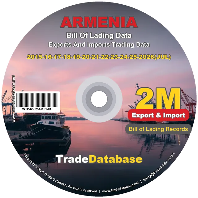 Armenia Export & Import BL Data 2015-2026 CD