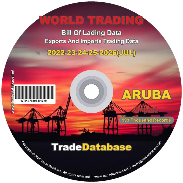 Aruba Import BL Data 2022-2026 CD