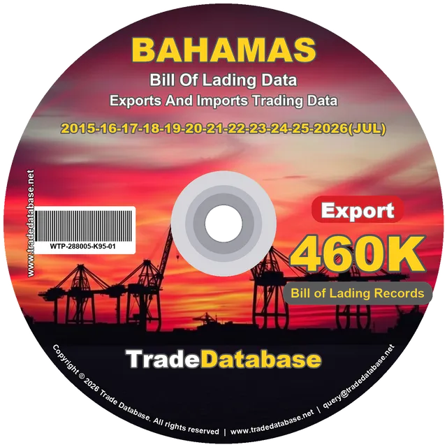 Bahamas Export BL Data 2015-2026 CD