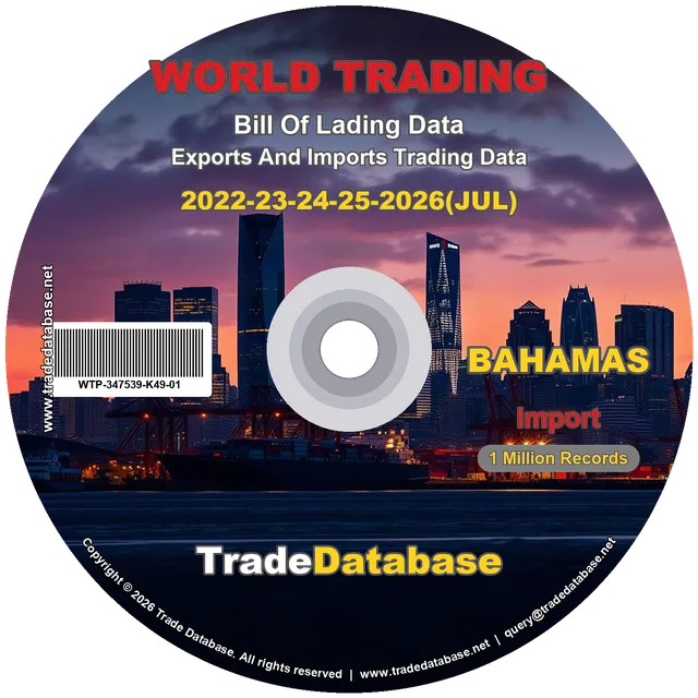 Bahamas Import BL Data 2022-2026 CD