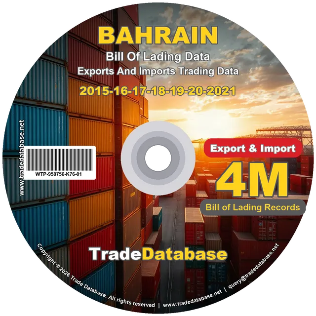 Bahrain Export & Import BL Data 2015-2021