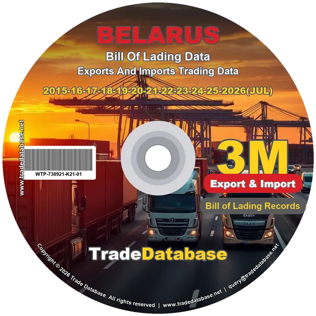 Belarus Export & Import BL Data 2015-2026 CD