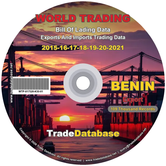 Benin Export BL Data 2015-2021 CD