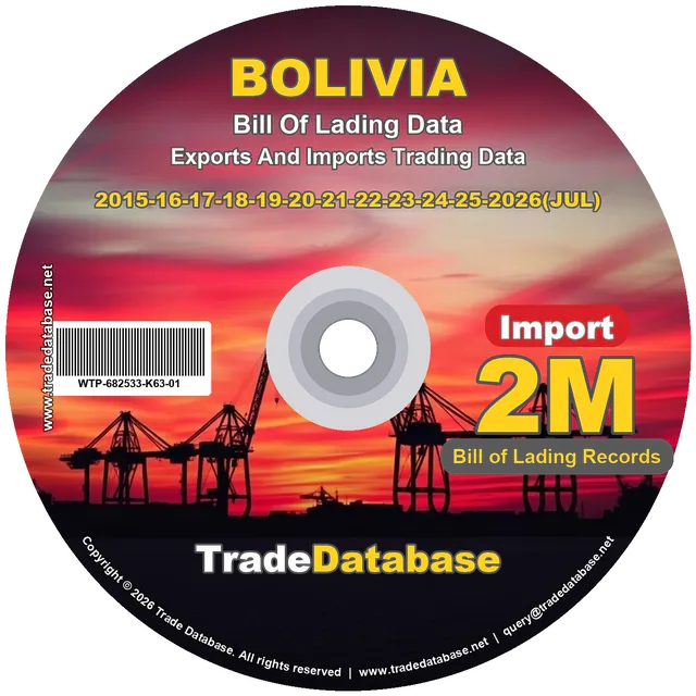 Bolivia Import BL Data 2015-2026