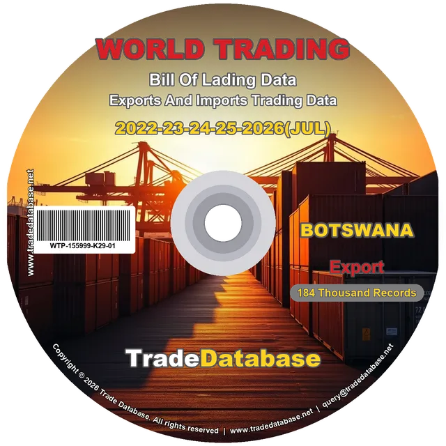 Botswana Export BL Data 2022-2026 CD
