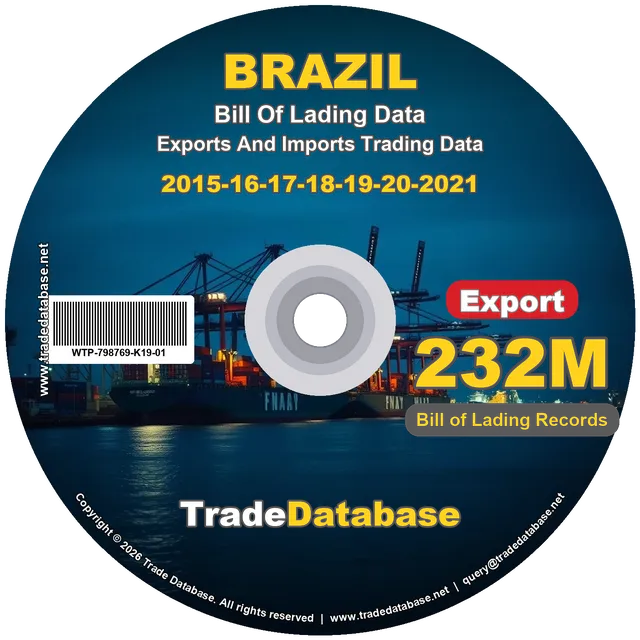 Brazil Export BL Data 2015-2021