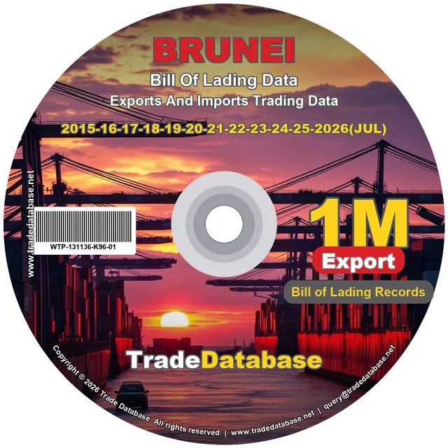 Brunei Export BL Data 2015-2026 CD