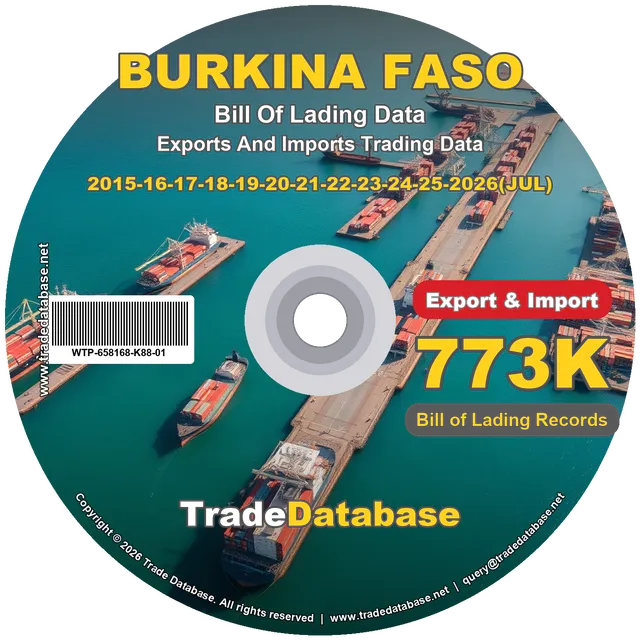 Burkina Faso Export & Import BL Data 2015-2026 CD