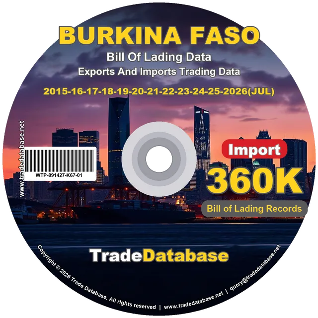Burkina Faso Import BL Data 2015-2026 CD