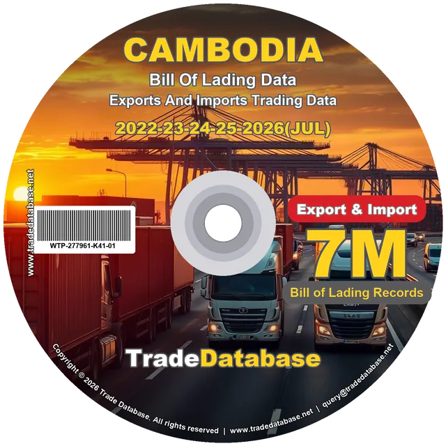 Cambodia Export & Import BL Data 2022-2026