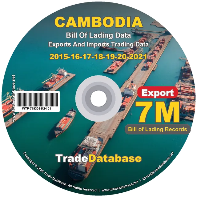 Cambodia Export BL Data 2015-2021
