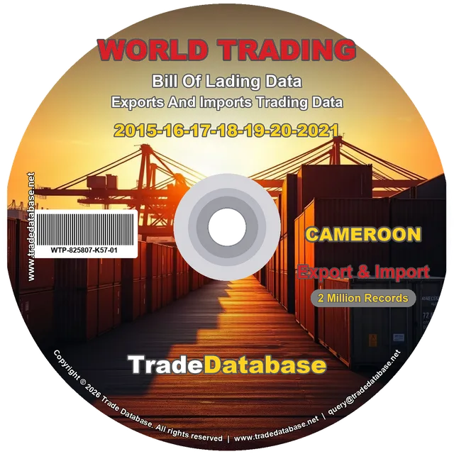 Cameroon Export & Import BL Data 2015-2021 CD
