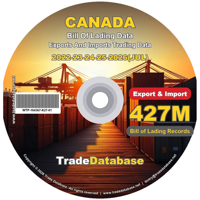 Canada Export & Import BL Data 2022-2026