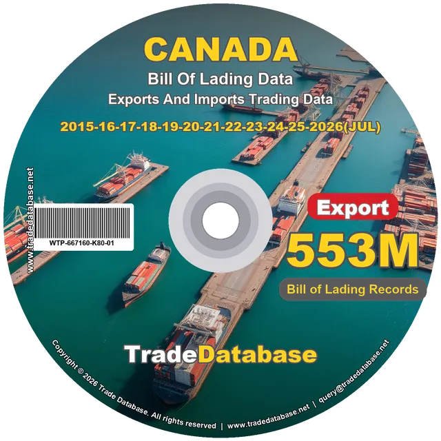 Canada Export BL Data 2015-2026