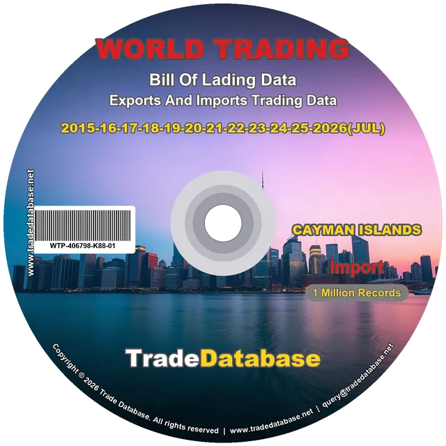 Cayman Islands Import BL Data 2015-2026 CD