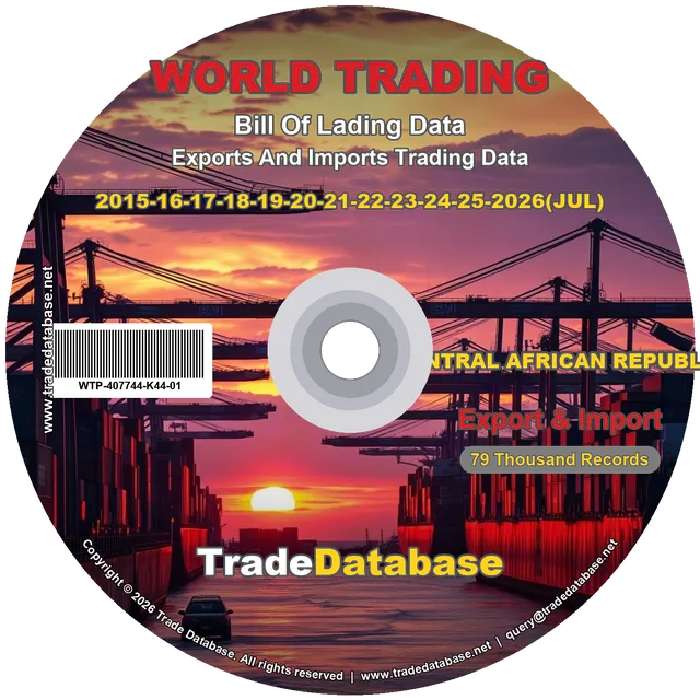 Central African Republic Export & Import BL Data 2015-2026 CD