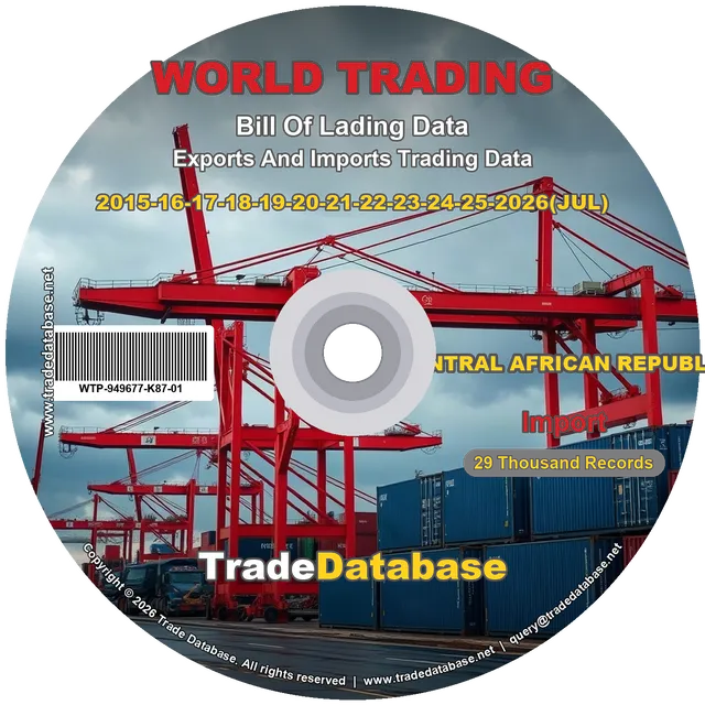 Central African Republic Import BL Data 2015-2026 CD