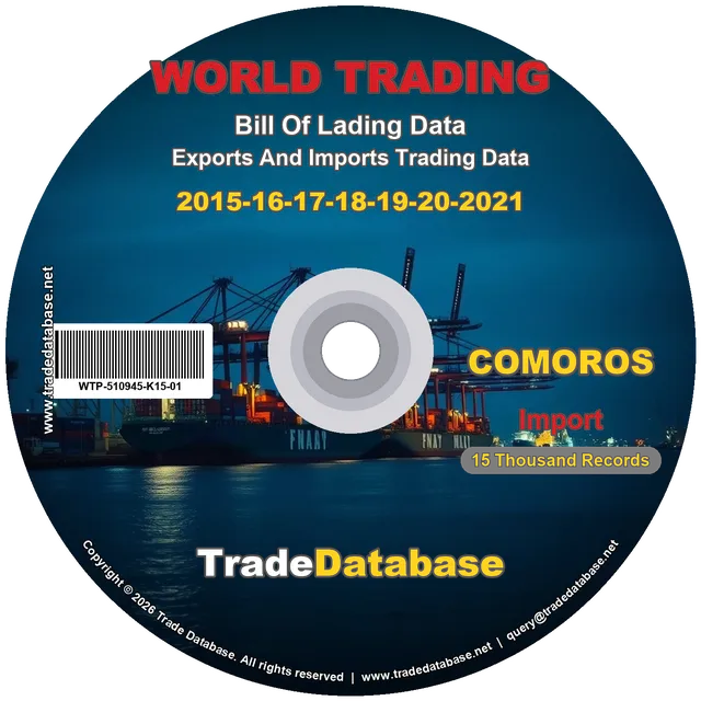 Comoros Import BL Data 2015-2021 CD