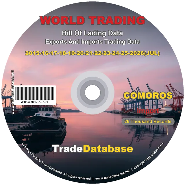 Comoros Import BL Data 2015-2026 CD