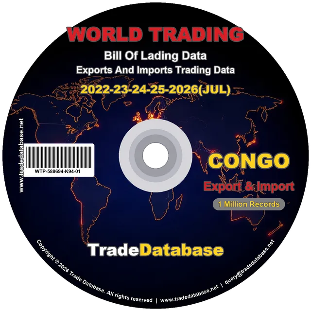Congo Export & Import BL Data 2022-2026 CD