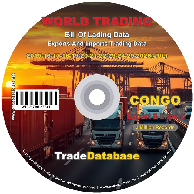 Congo Export & Import BL Data 2015-2026 CD