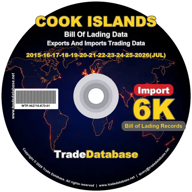 Cook Islands Import BL Data 2015-2026 CD