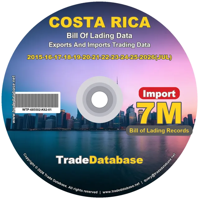Costa Rica Import BL Data 2015-2026