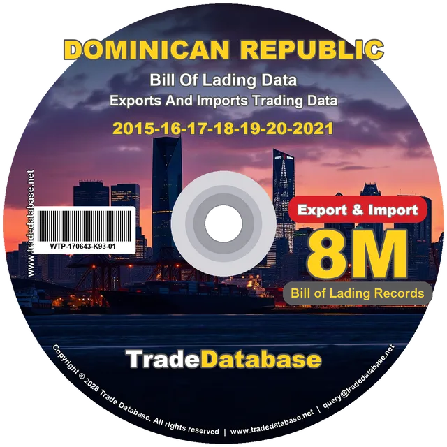 Dominican Republic Export & Import BL Data 2015-2021