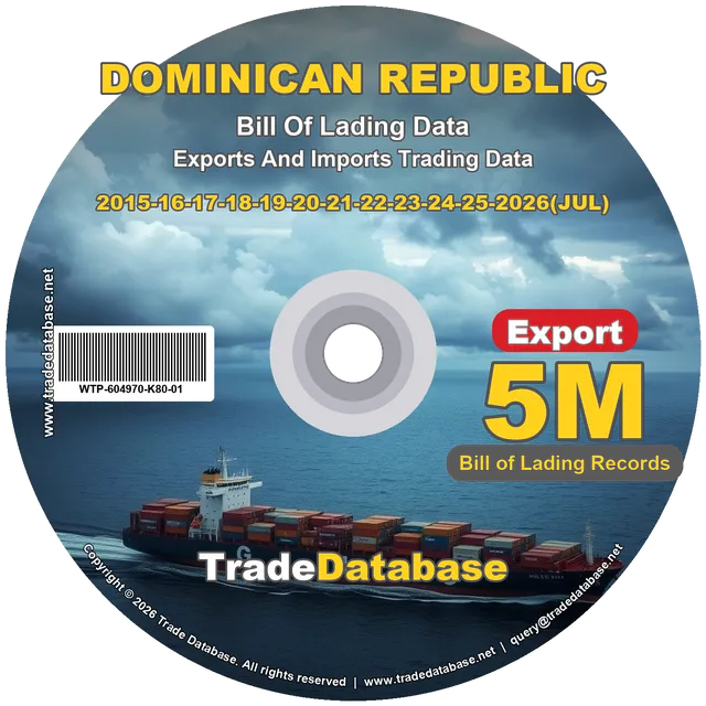 Dominican Republic Export BL Data 2015-2026