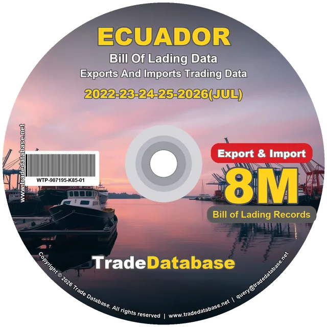 Ecuador Export & Import BL Data 2022-2026