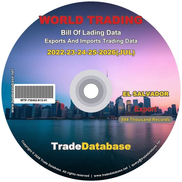 El Salvador Export BL Data 2022-2026