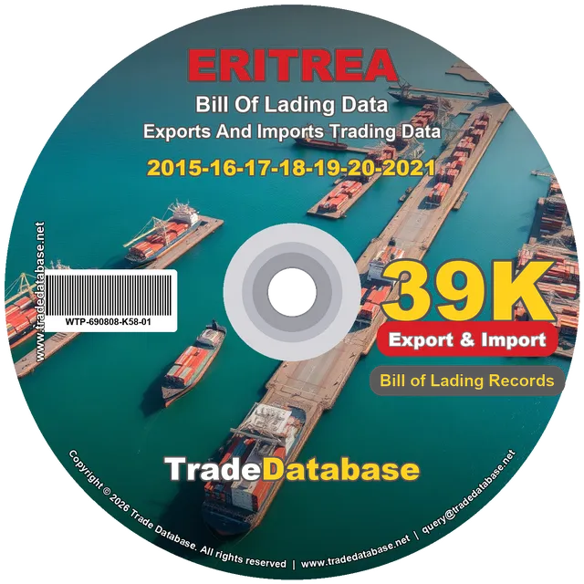 Eritrea Export & Import BL Data 2015-2021 CD