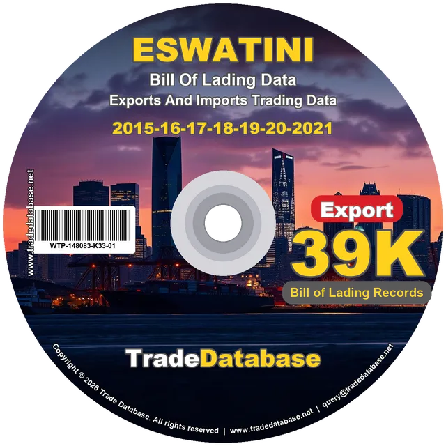 Eswatini Export BL Data 2015-2021 CD