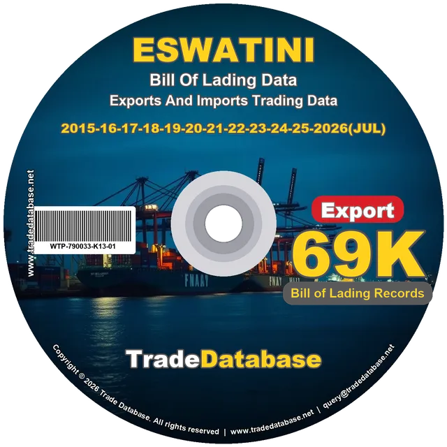Eswatini Export BL Data 2015-2026 CD