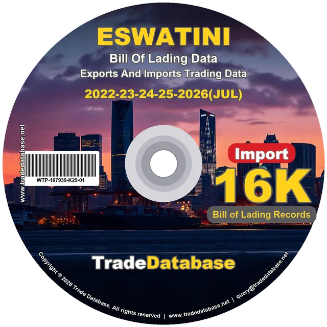 Eswatini Import BL Data 2022-2026 CD