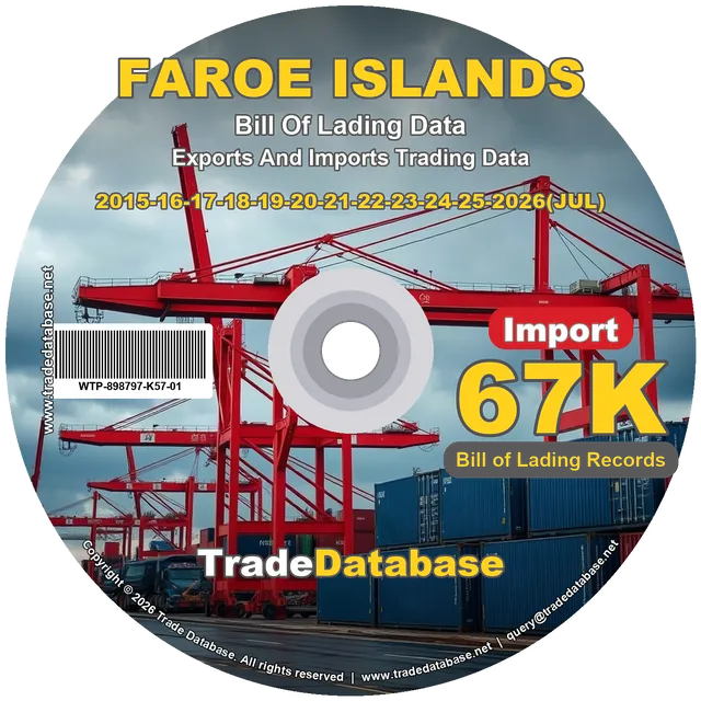 Faroe Islands Import BL Data 2015-2026 CD