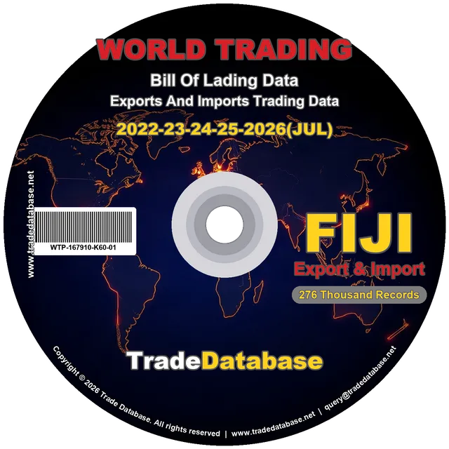 Fiji Export & Import BL Data 2022-2026 CD