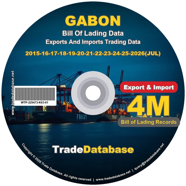 Gabon Export & Import BL Data 2015-2026 CD
