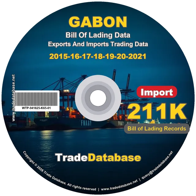 Gabon Import BL Data 2015-2021 CD