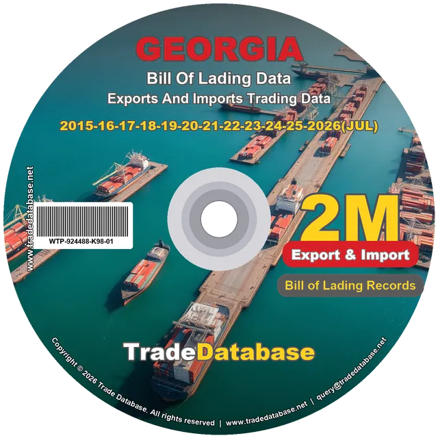 Georgia Export & Import BL Data 2015-2026 CD
